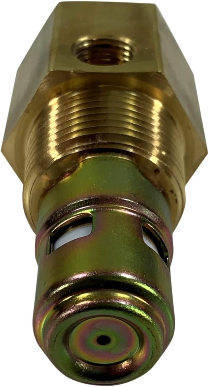 American Made Brass Replacement In-Tank Check Valve for Ingersoll Rand 54368154. 3/4" Inverted Flare Top Inlet, 3/4" MNPT Outlet, Double Tapped with One 1/4" FNPT and One 1/4" Inverted Flare Side Port