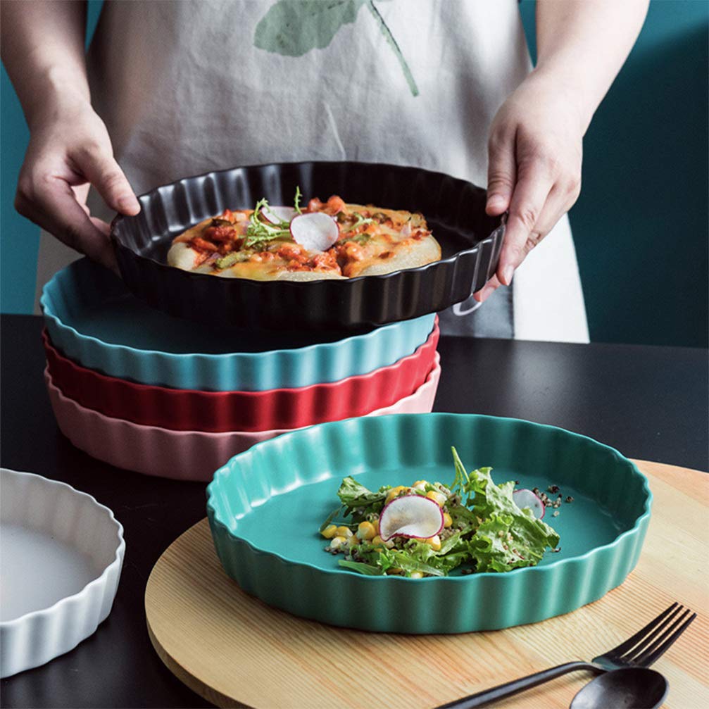 Okrągły talerz ceramiczny na śniadanie, talerz do Sushi, włoski talerz na makaron, zastawa stołowa do domu, restauracji, na imprezy, miski na płatki i makaron