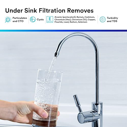 Miniatura 2 de 3M Aqua-Pure - Sistema de filtro de agua de ósmosis inversa para debajo del fregadero 3MRO301