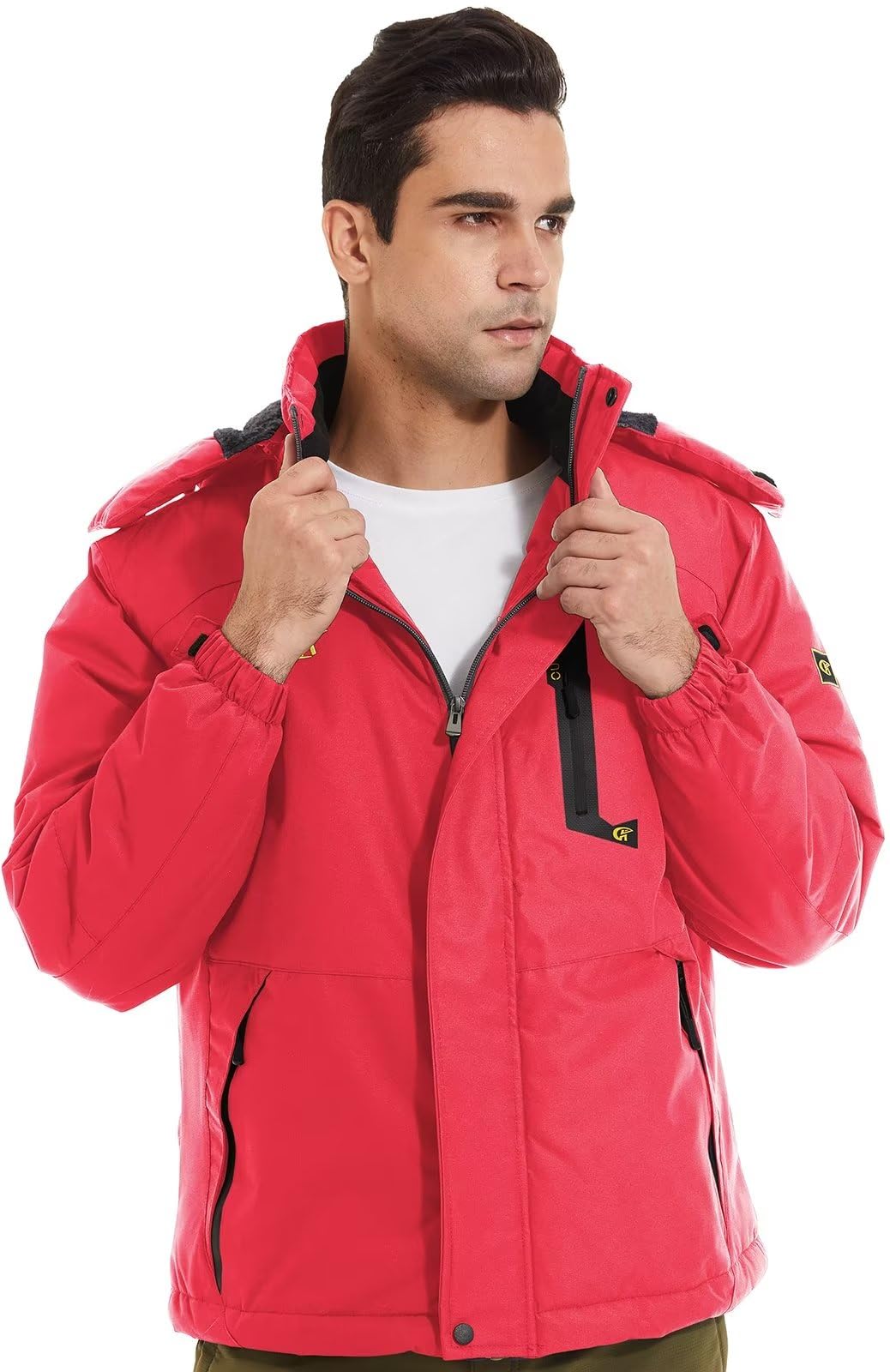 Jacket Wtx Waterproof Qpngrp Mens Waterproof Ski Snowboard Jacket