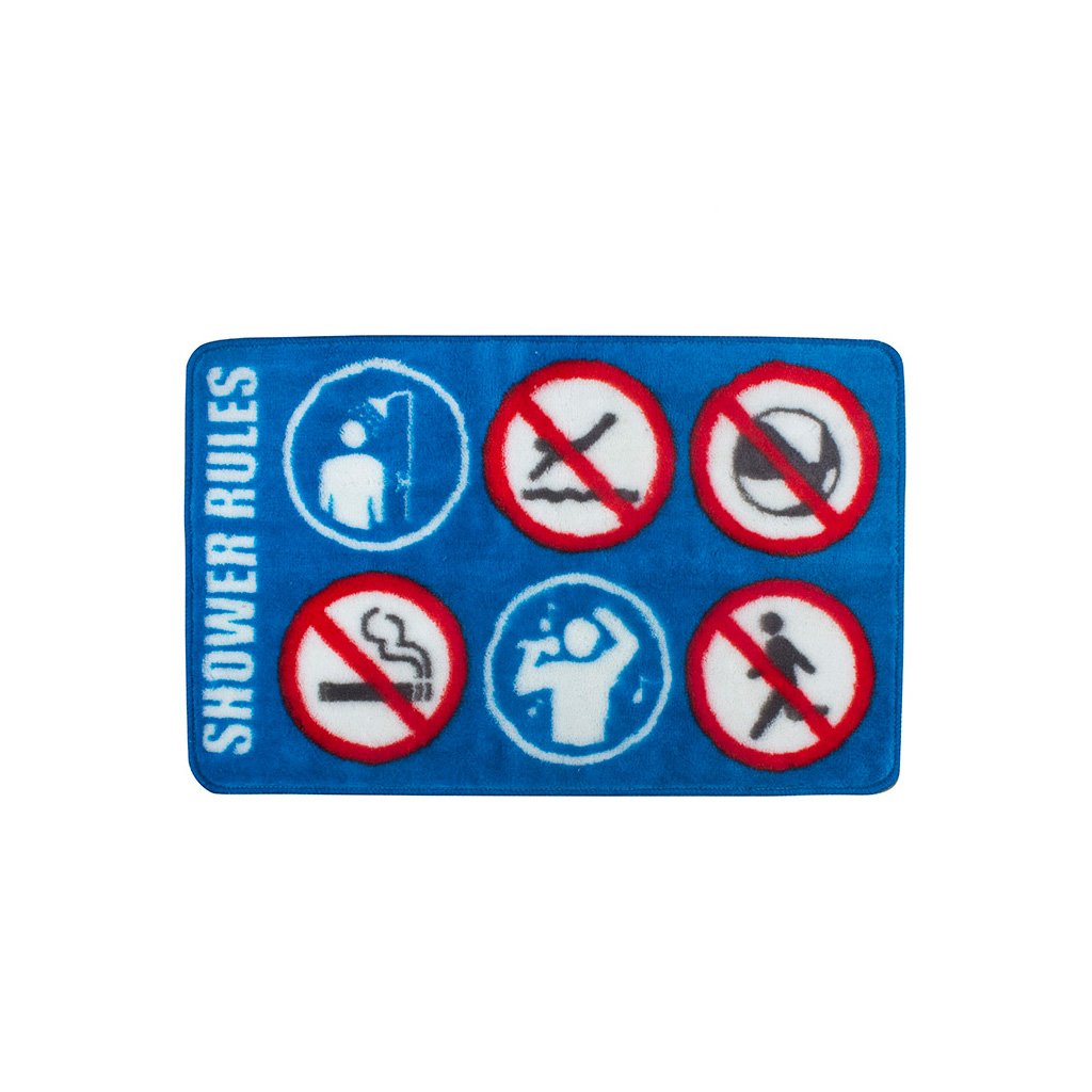 Tappeto Bagno vidaXL Blu 60x90 cm: Sicuro per Bambini e Lavabile