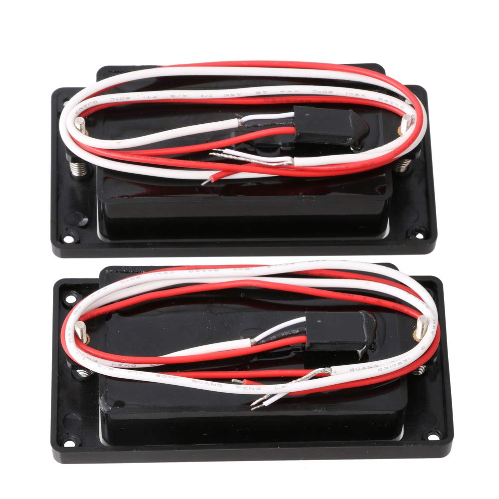 Gitarren-Tonabnehmer Aktiver Humbucker-Tonabnehmer Set mit geschlossener Doppelspule mit Kabel
