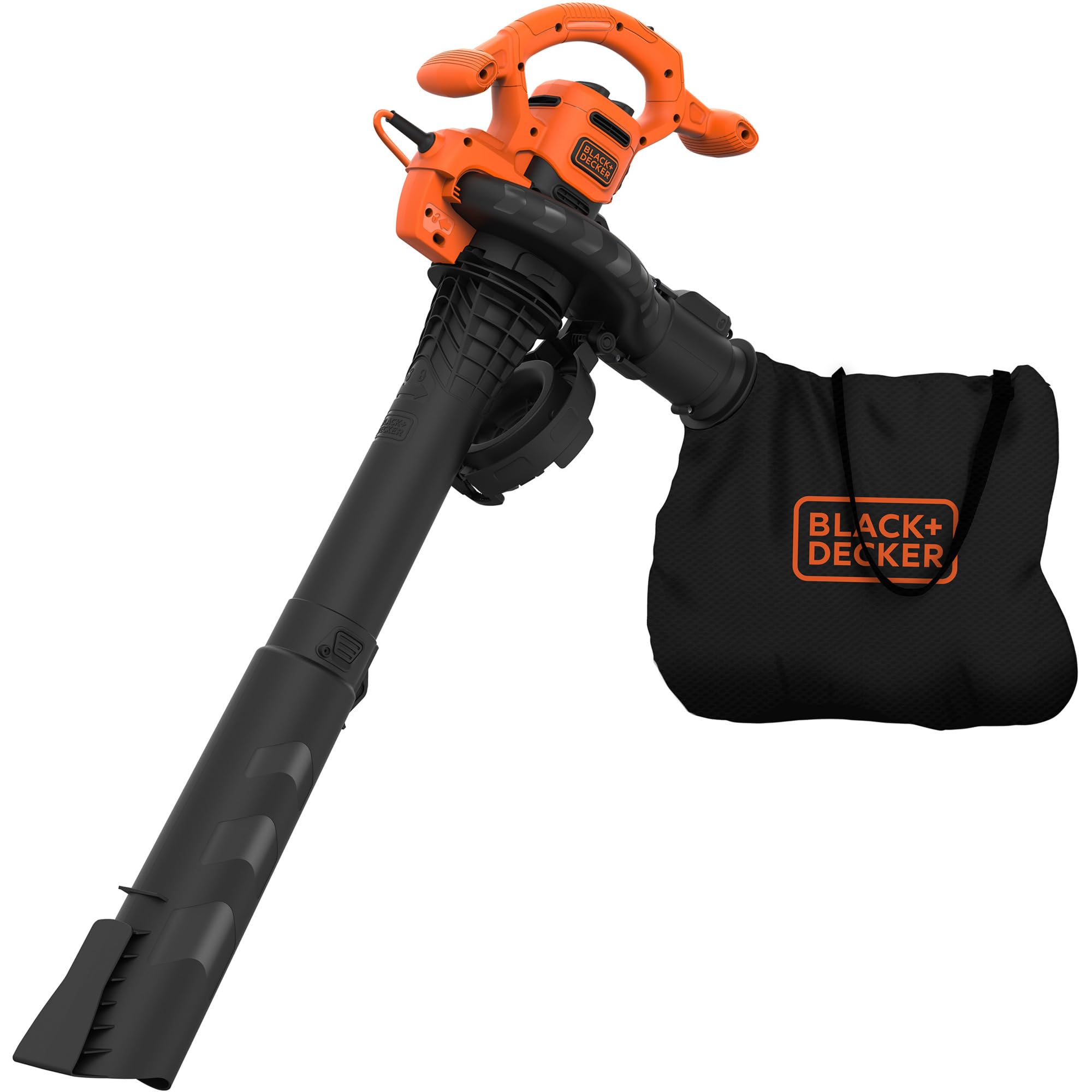 BLACK+DECKER BEBLV260 Soplador Aspirador y Triturador de Hojas 2.600W Velocidad de Soplado de 315 Km H