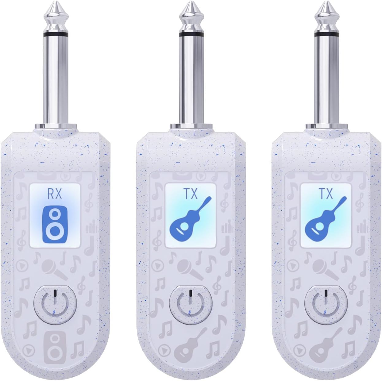 Softline Pro UHF Wireless Guitar System Rechargeable Digital Transmitter & Receiver Set for Electric Guitar, Keyboard & Musical Instruments - 6.35mm Audio Plug, Plug & Play (SP JJTRX 002)-picture-27