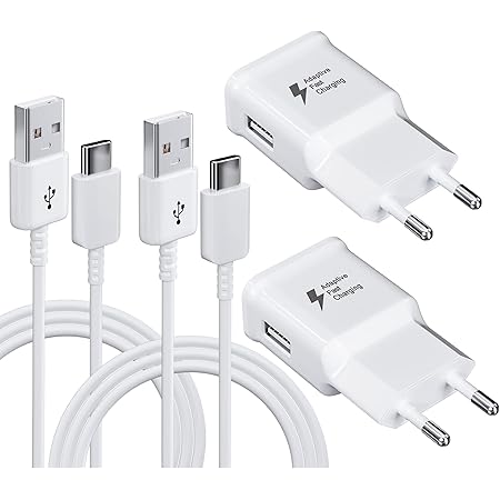 Câble USB-C 4 En 1 — 50 Cm — Charge 4 Appareils En Même Temps — Pack De 2 — Noir