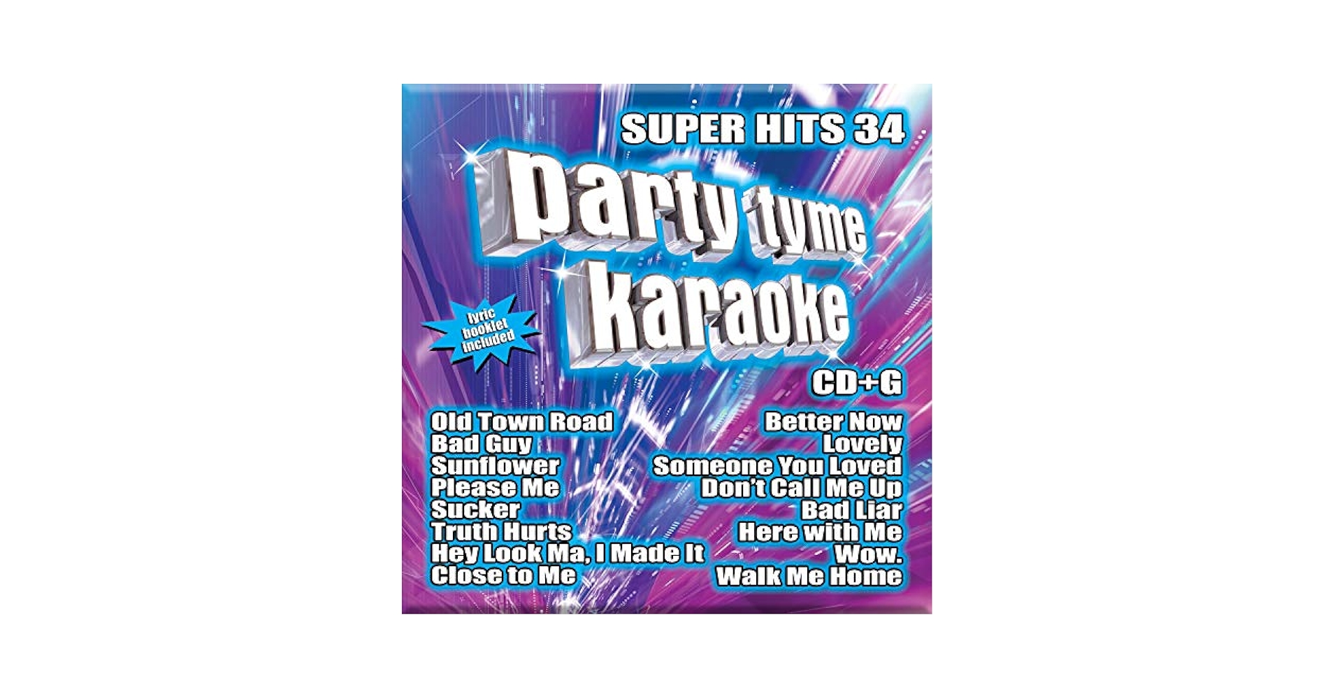 Party Tyme Karaoke - Super Hits 34 [16-song CD+G] - Amazon