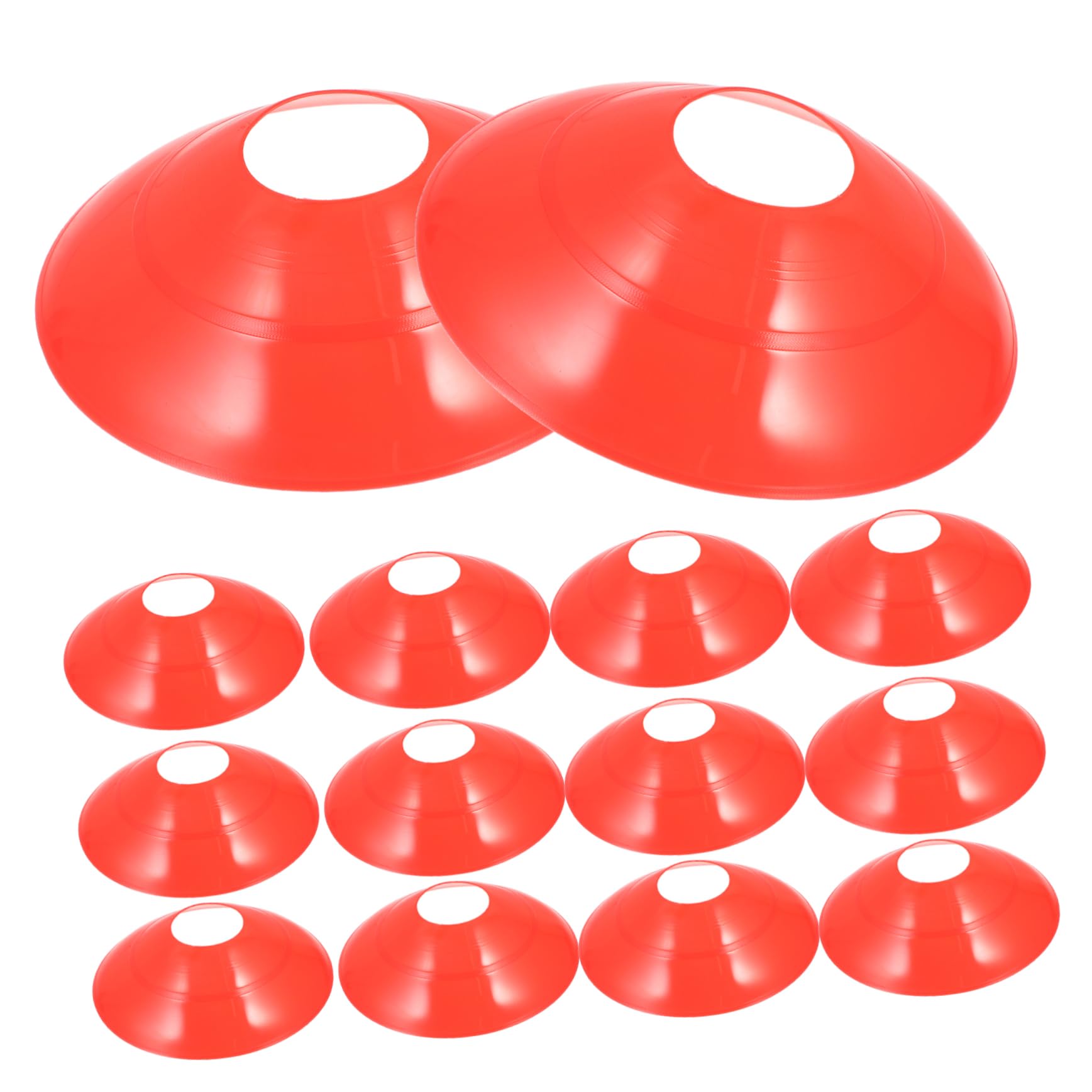 Abaodam Soccer Cones for Training 20pcs Pe Soccer Training Discs Carrying Bag for Boys and Girls' Football Basketball Tennis