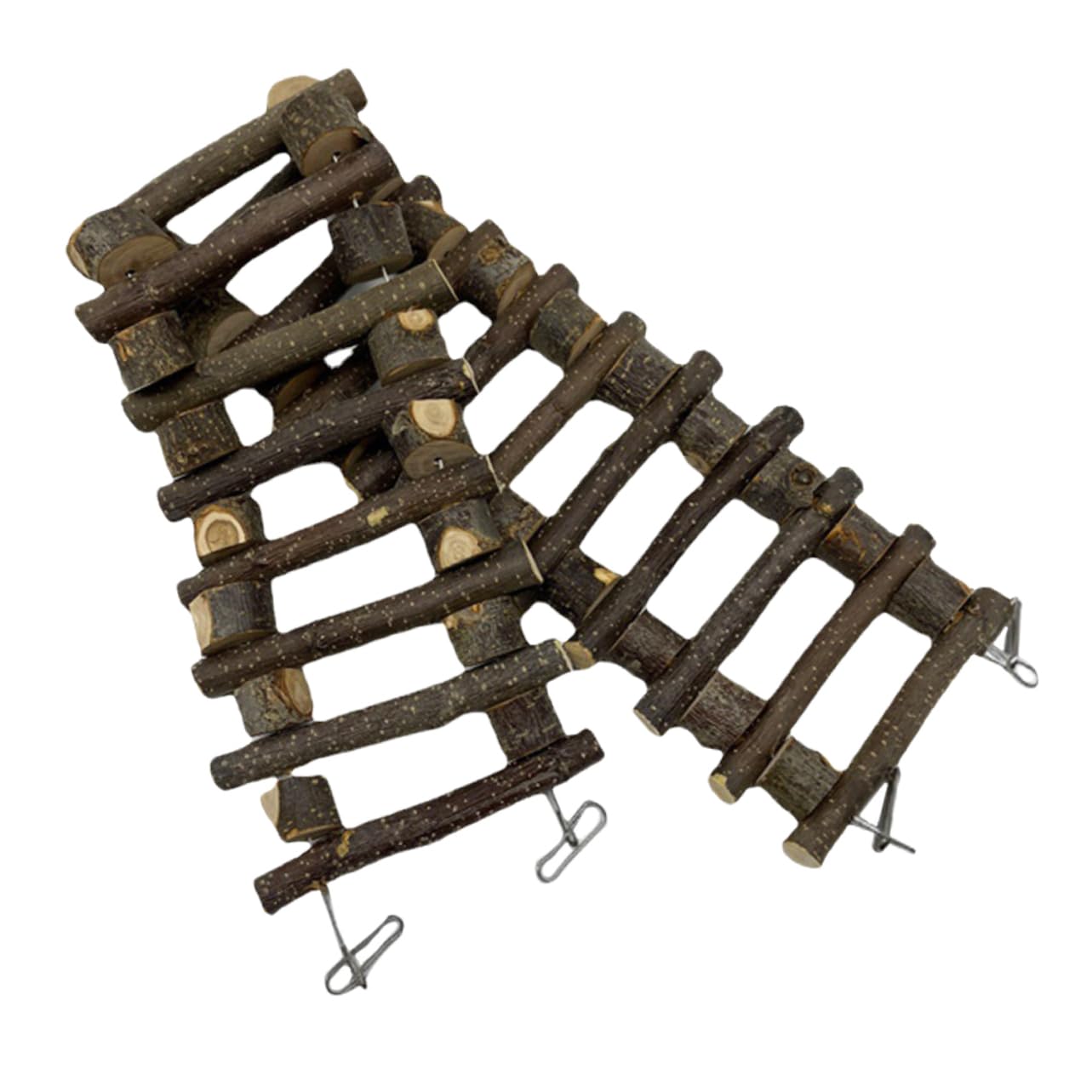 HANABASS Solid Wood Bird Ladder Toy Parrot Training Exercise Chinchilla Ladder Guinea Pig Accessory Bird Cage Climbing Step