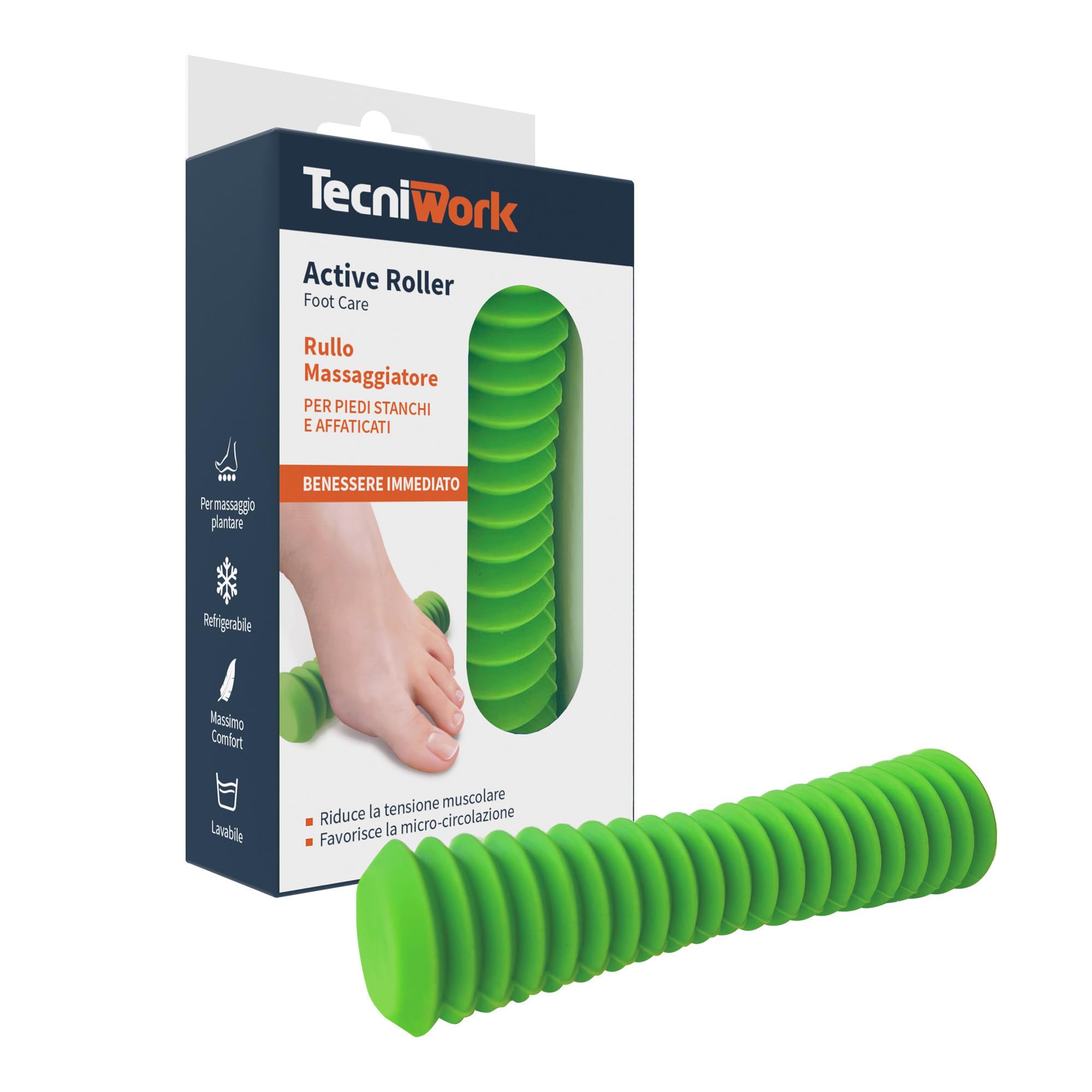 TecTake Rullo Massaggio Yoga E Miofasciale - Struttura Bugnata - Supporta Circolazione E Rigenerazione - 2