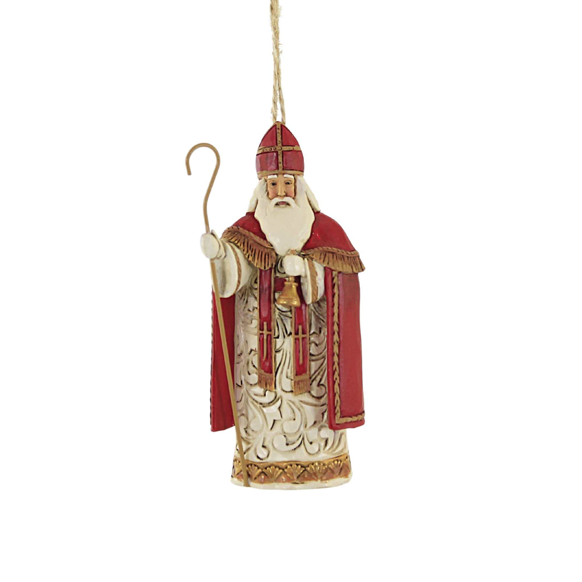 Père Noël Belge Enesco Jim Shore, le cadeau idéal pour collectionneur