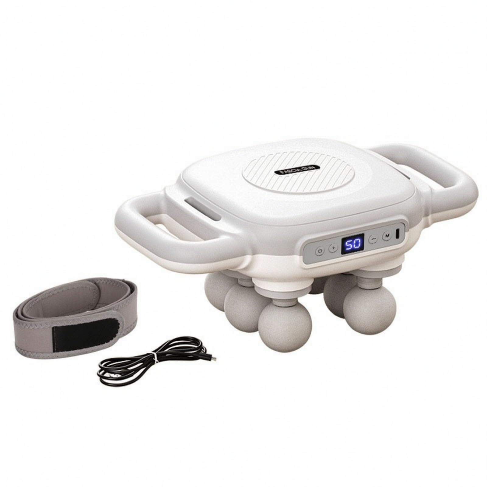 Masseur à Percussion Portable Appareil Massage D'énergie Rechargeable Polyvalent pr Sportifs, L'entraînement
