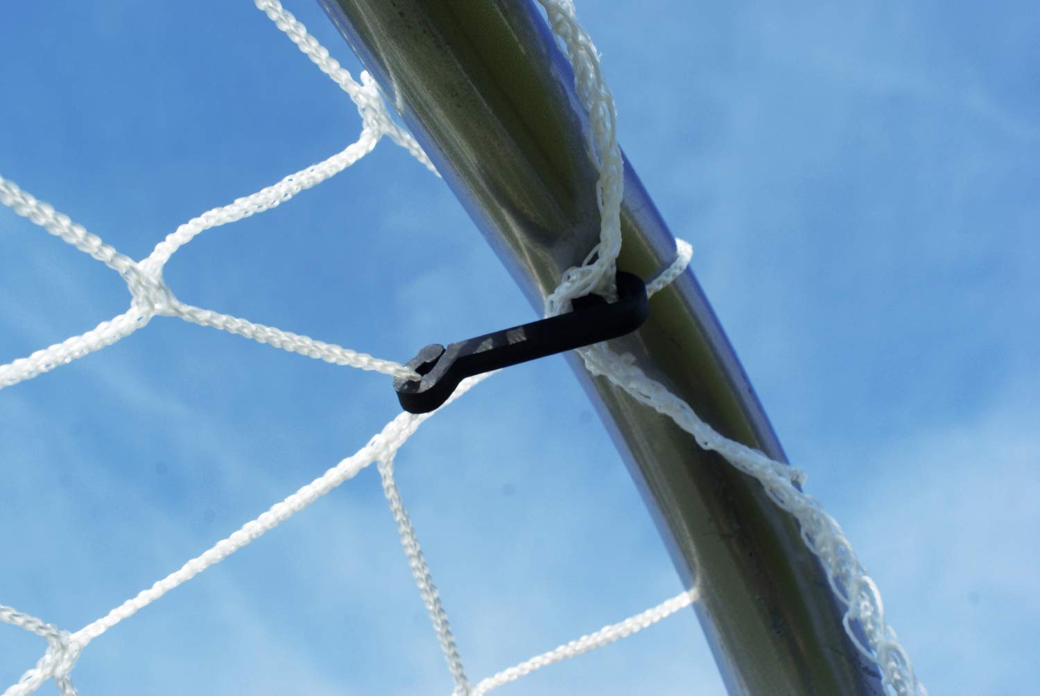 Portería de fútbol de Acero POWERSHOT de 3 x 2 m. ¡Alta Resistencia! Puede instalarse Durante Todo el año en su parcela.