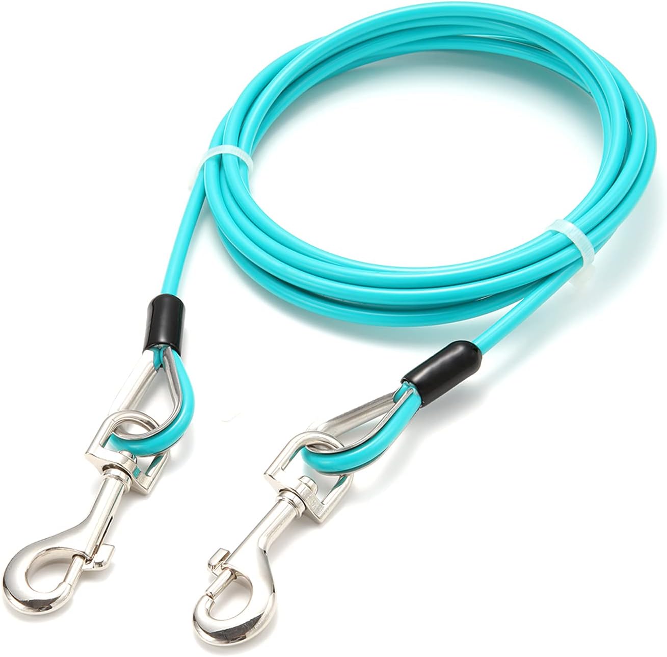 Dog Tie Out Cable,10ft Galvanized Steel Wire Pet Leash