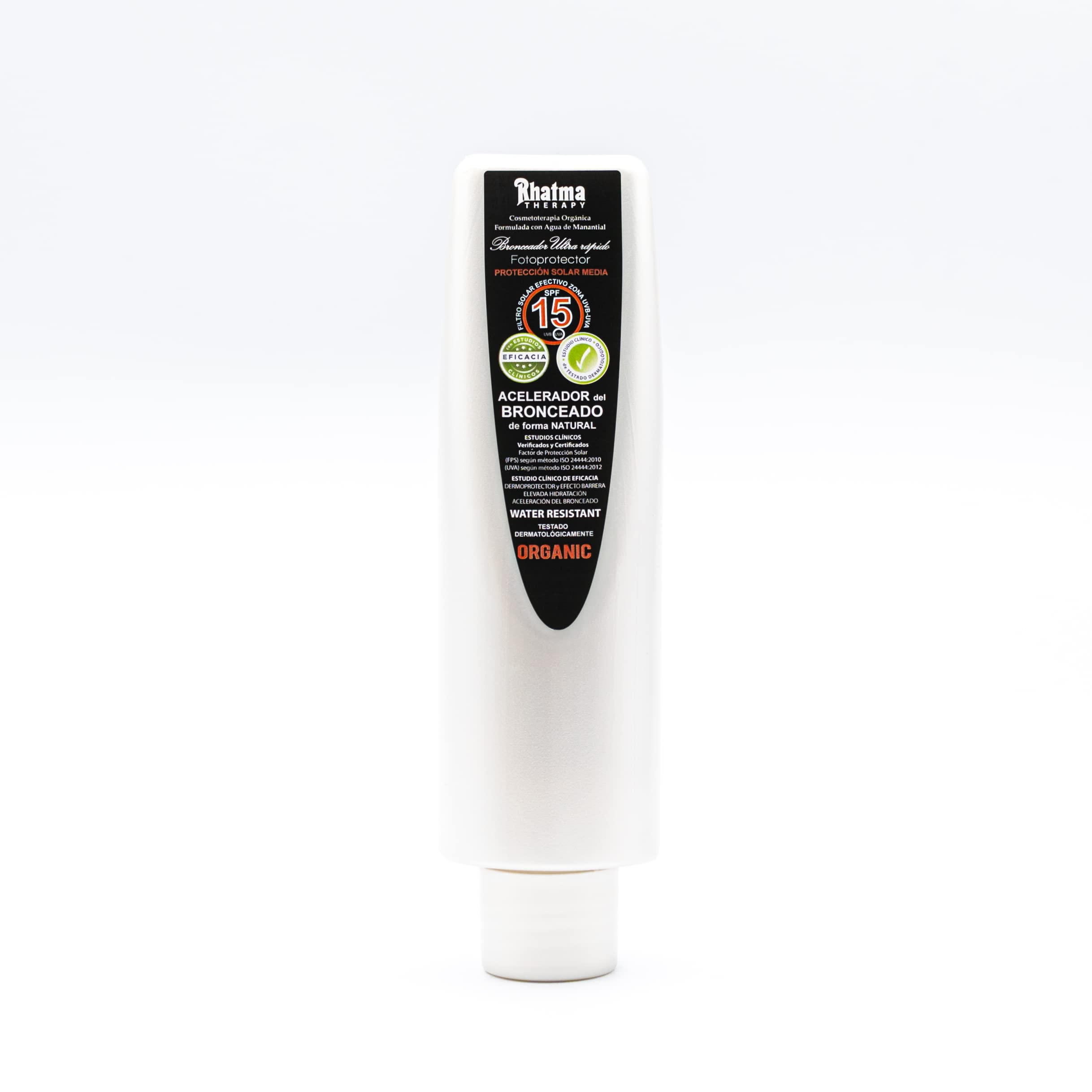 RHATMA Bronceador ULTRA Rapido SPF 15 produkt do pielęgnacji do codziennego stosowania 200 ml