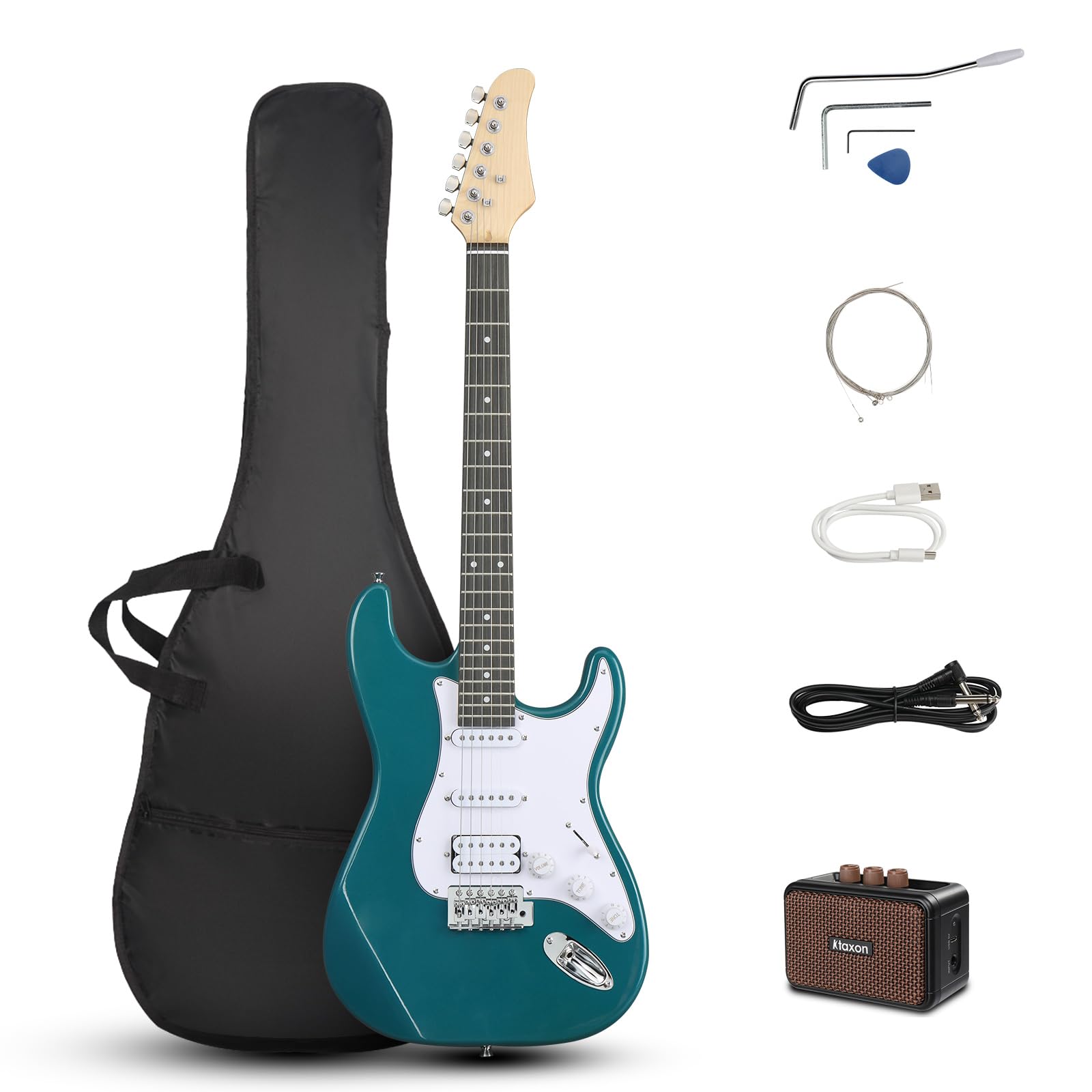 Amazon.com: Ktaxon 39 Inch Electric Guitar Kit for Beginner, HSS