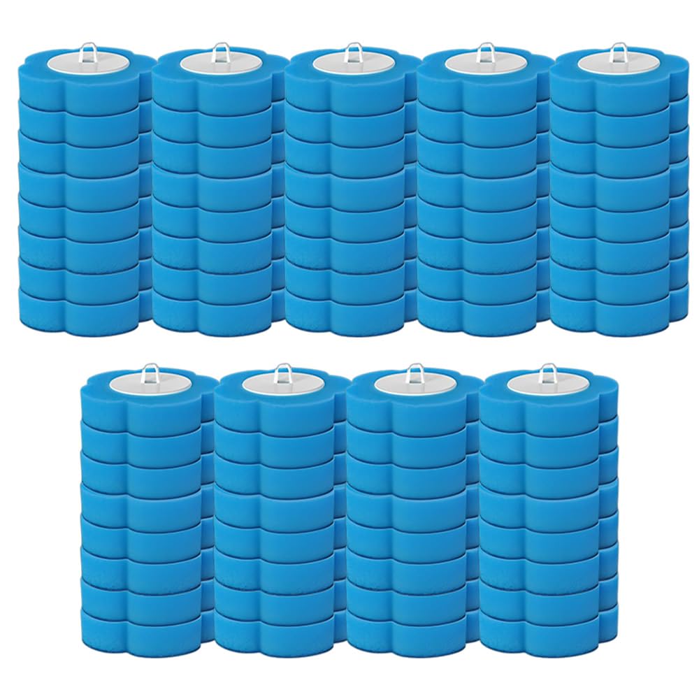 72 PCS Disposable Toilet Bowl Brush Refills, Disposable Toilet Cleaning System, Toilet Brush Replacement Head, Toilet Wand Disposable Refill Heads Pads for Sink Bathtub Wash Basin Mop Pool, 3 Flavors