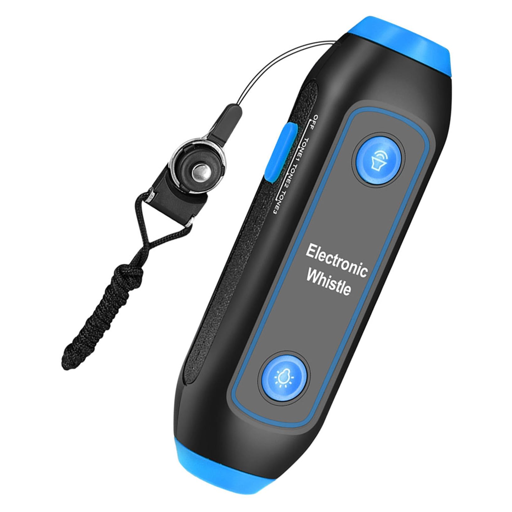 Milisten Silbato electronico silbatos electronicos Silbato de Mano Silbato electrónico Silbato para Camping Silbato náutico Silbato electrico Silbato para Entrenadores Abdominales Orange