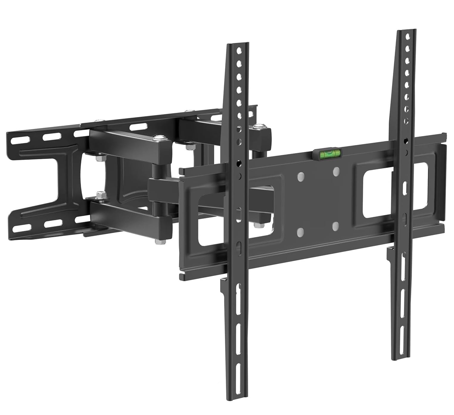 Soporte de Pared para TV Televisor Giratorio inclinable Pantallas Planos y Curvos de 23"-83" Pulgadas, Universal Montaje con Doble Brazo 80kg, MAX VESA 600x400mm