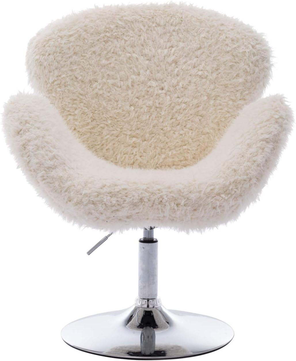 Amazoncom Faux Fur Swivel Makeup Stool Amazoncom Faux Fur Swivel Makeup Stool