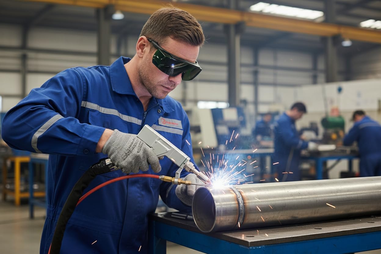 LaserPair High Protection 900-1100nm OD8+ DIN4 Laser Safety Glasses for Fiber Laser, Handheld Laser Welding (Model: LP-ADY-3)