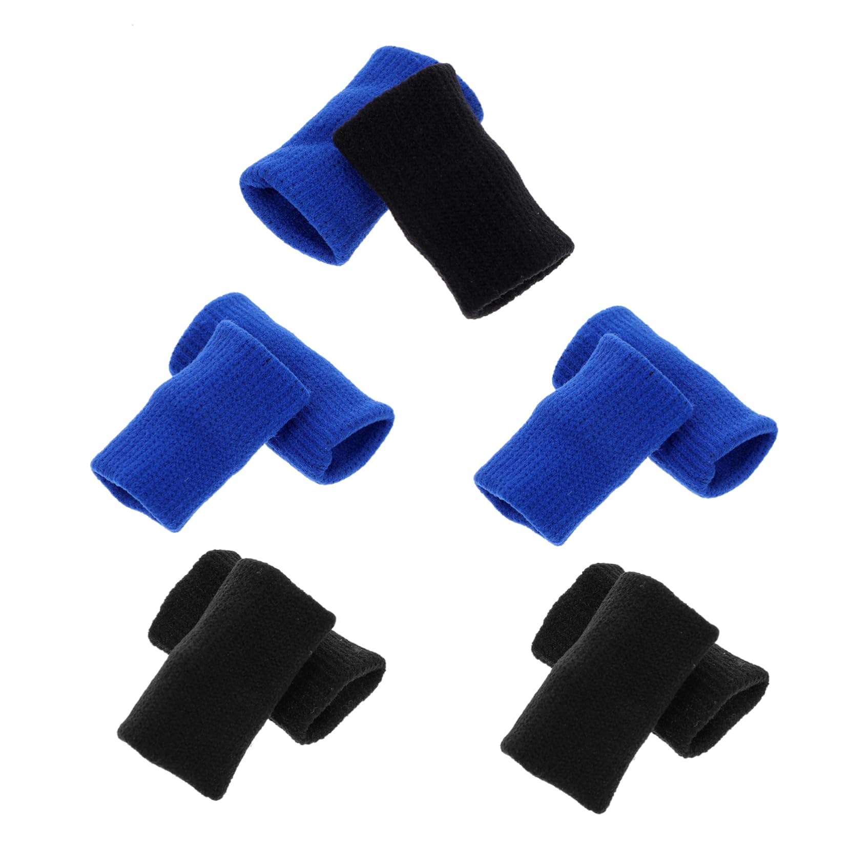 minkissy Sports Use Finger Covers 10 Pcs Finger Protectors Breathable Elastic Nylon Material for Athletes