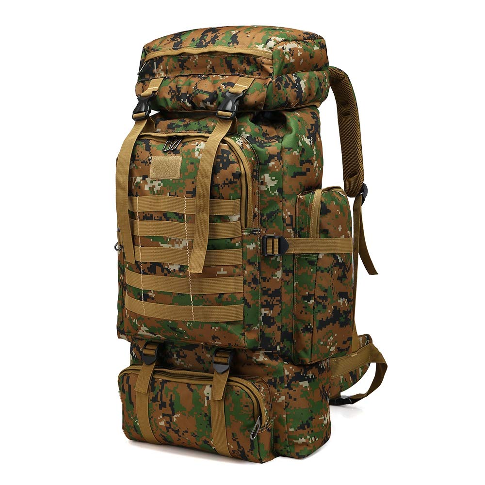 Sac à dos tactique militaire 80L sac d'assaut de l'armée de grande capacité sac à dos d'activité de plein air…