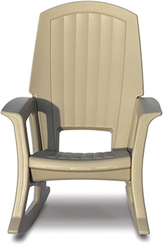 Miniatura 6 de Semco Plastics Rockaway - Mecedora de plástico resistente para todo tipo de clima, para porche al aire libre, terraza del hogar y patios traseros,