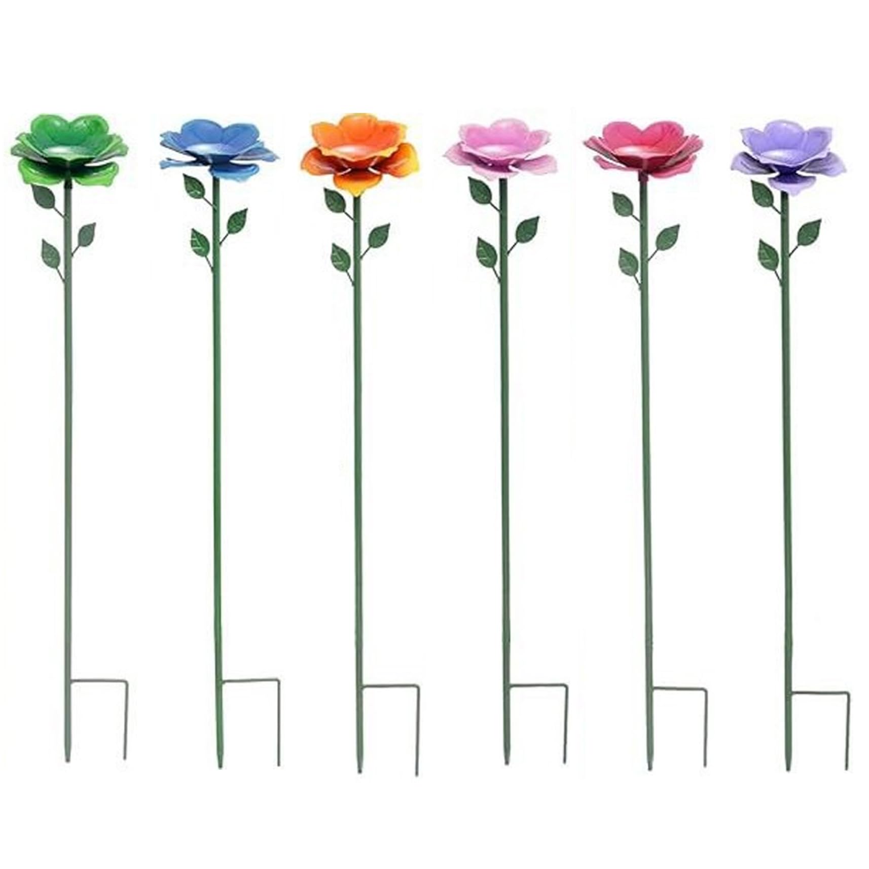 Station d'arrosage pour abeilles de jardin lot de 6 gobelets métal alimentation oiseaux extérieur