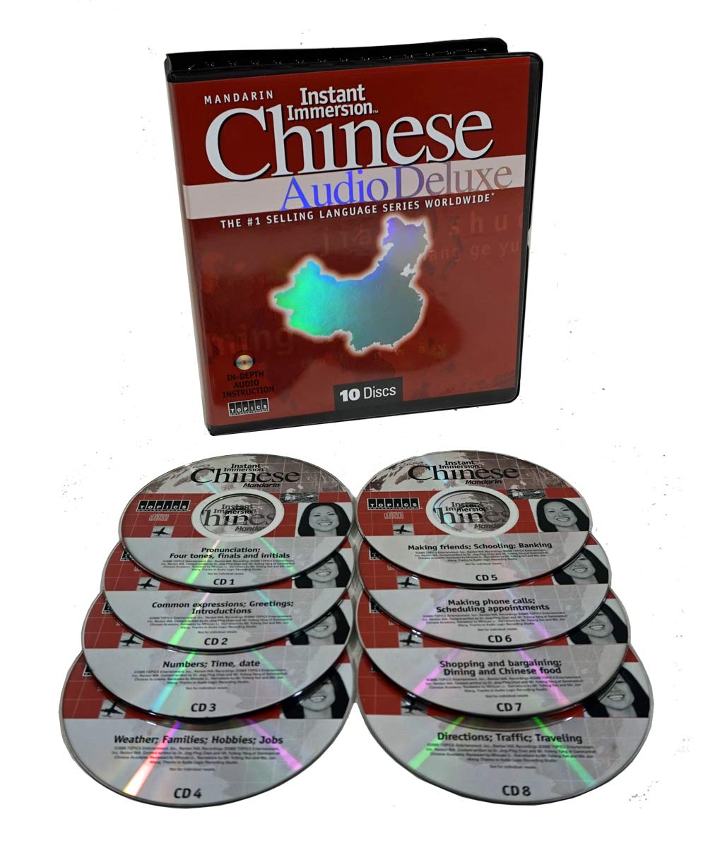 TOPICS ENTERTAINMENT Learn to Speak & Understand Chinese Mandarin Language - 8 Audio CD Set