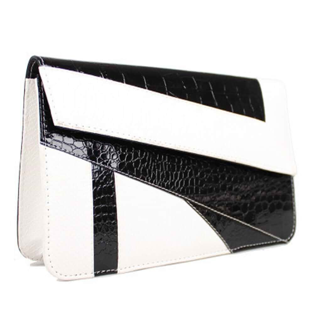 FiveloveTwo Womens PU Clutch Handbags and Purse Wallet Shoulder Party Satchels