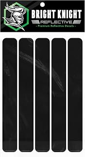 Bright Knight Reflective Stickers for Helmet 3M Reflective Vinyl Pre-Cut Rectangle Strips for Bike Car and Motorcycle Decals High Visibility Safety Hard Hat Stickers Made in USA