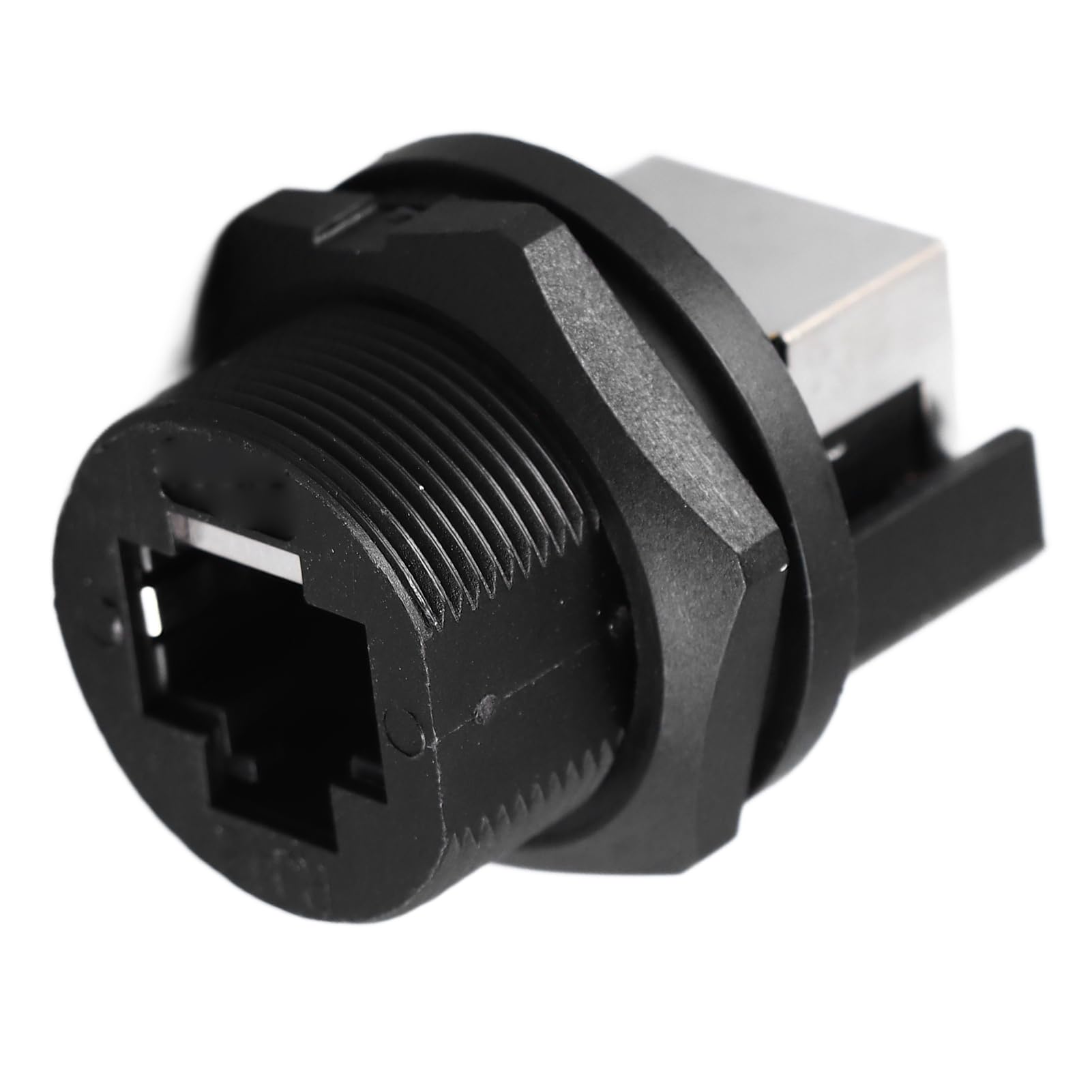 Fafeicy RJ45 Steckverbinder PA66 RJ45 Buchse IP67 IP68 Wasserdicht 180 Grad