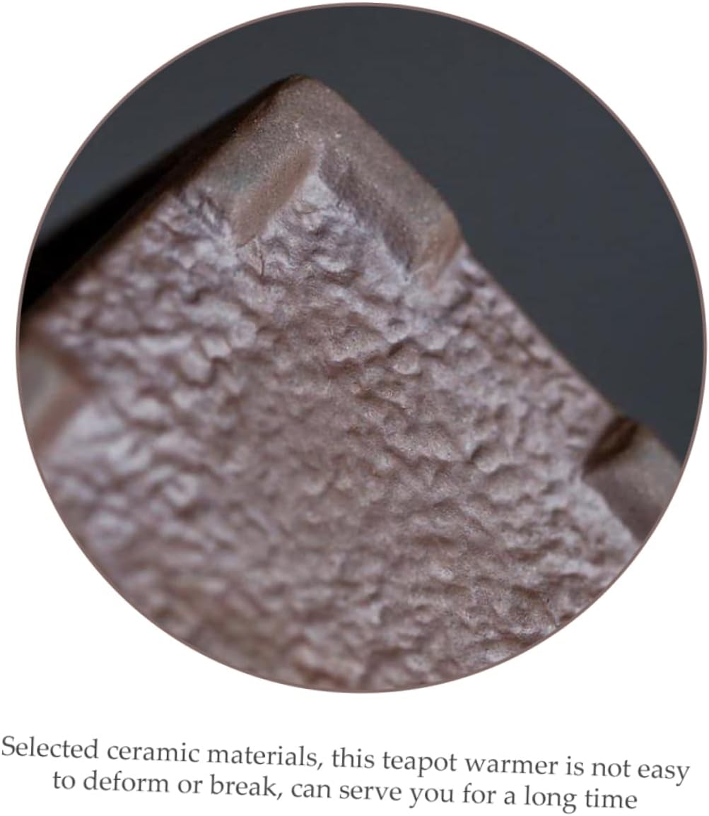 Tea Warmer Ceramic Teapot Heater Home Ceramic Tea Warmer Retro Teapot Warmer Tea Heating Stove Table Decoration Practical Home Item