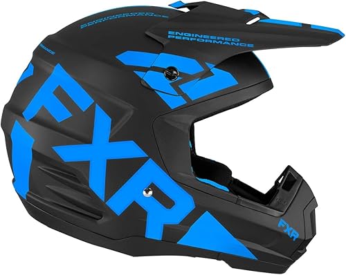 Vista 3 de FXR Casco Torque Team Negro/Azul
