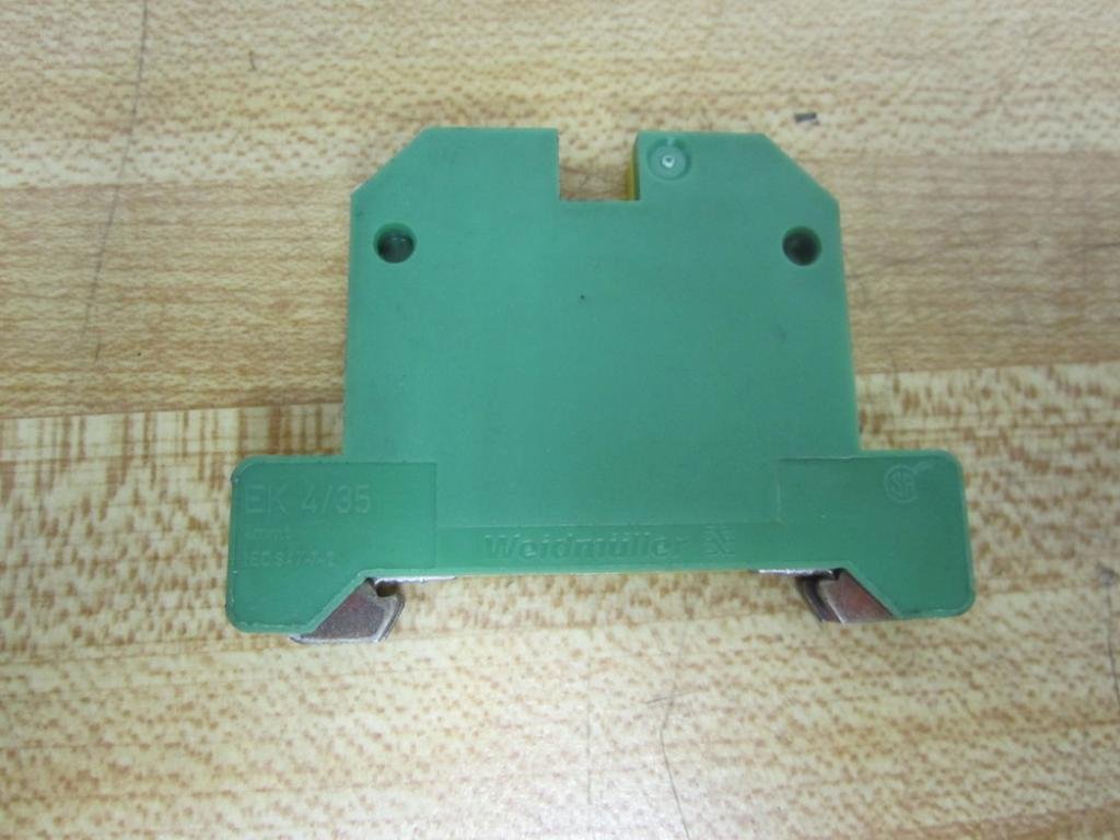 Weidmuller EK4/35 Earth Terminal Block with Screw terminals 4mm2