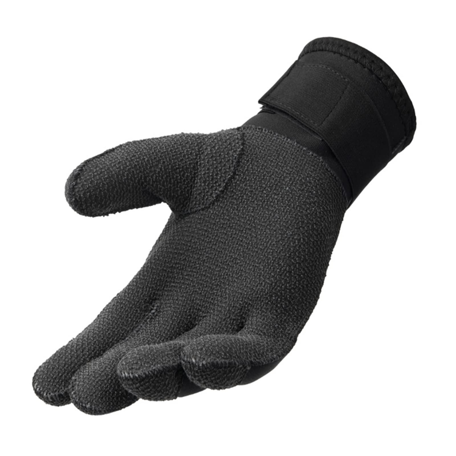 guantes de buceo Guantes De Buceo De 5MM For Caza Submarina Equipo Antideslizante Resistente Al Desgaste Guantes Negros Ajustables Resistentes A Las Puñaladas Para hacer snorkel, nadar y bucear.(Size: