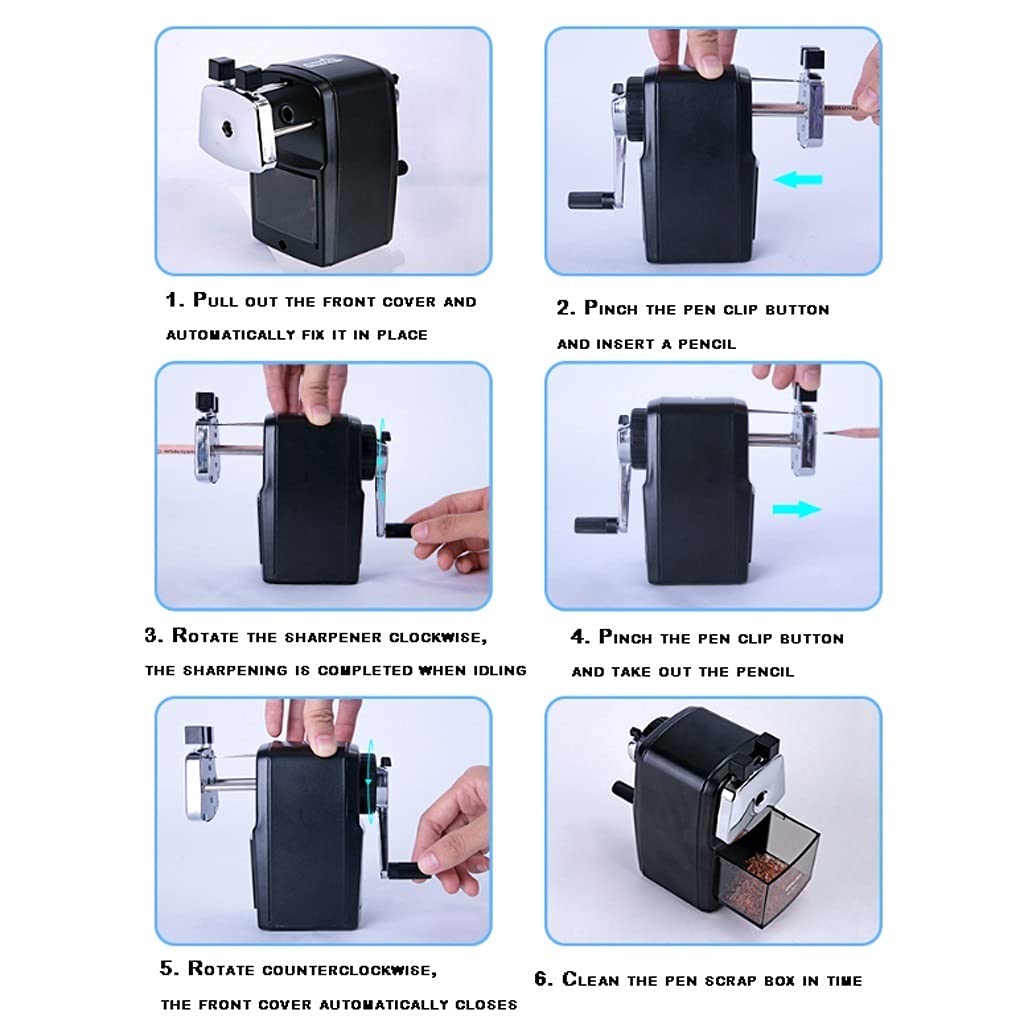 Taille-Crayon Aiguiseur au Crayon Manuel Mignon andinterresting Creative Sharpenercan Beused pour n ° 2 Crayon SchoolClassroomoffice étudiant Artiste de Bureau (Color : A)