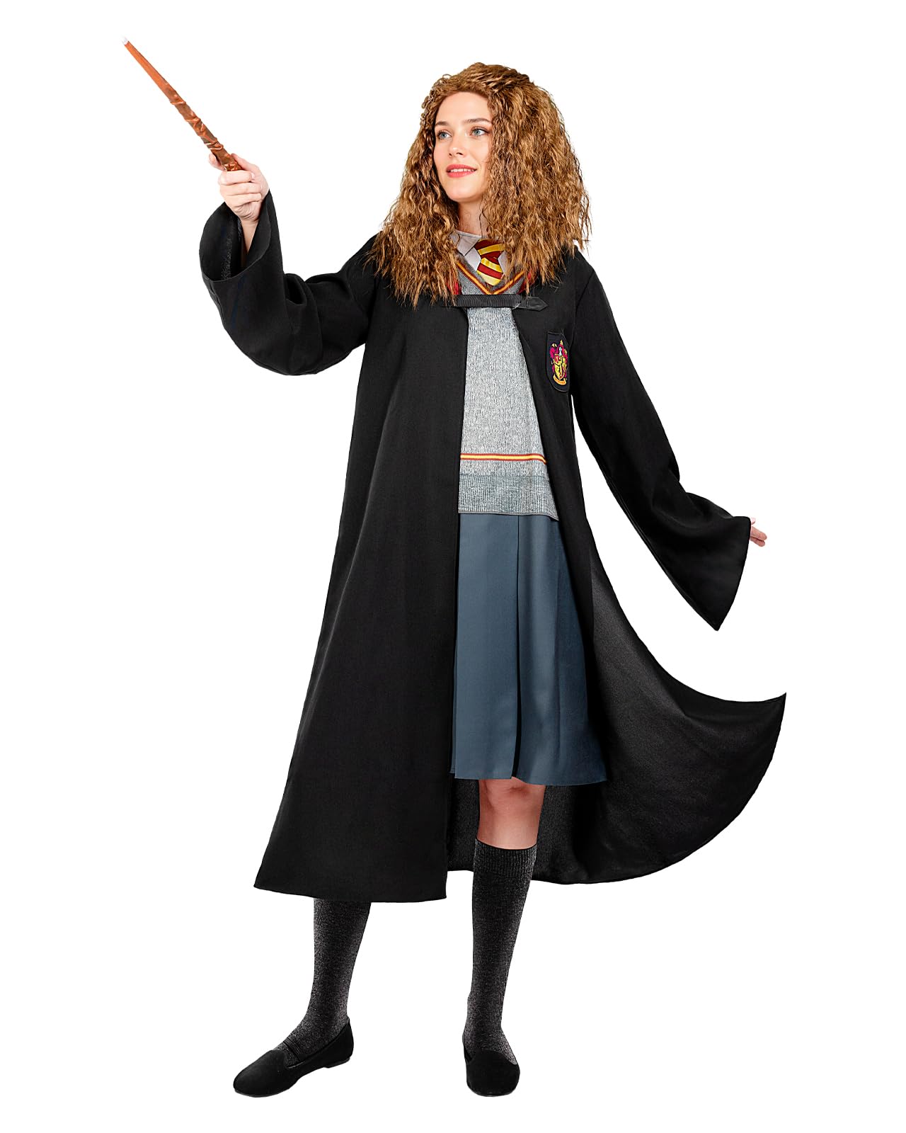 Offizielles Hermione-Kostüm für Damen – Größe L, Gryffindor (Grau/Silber)