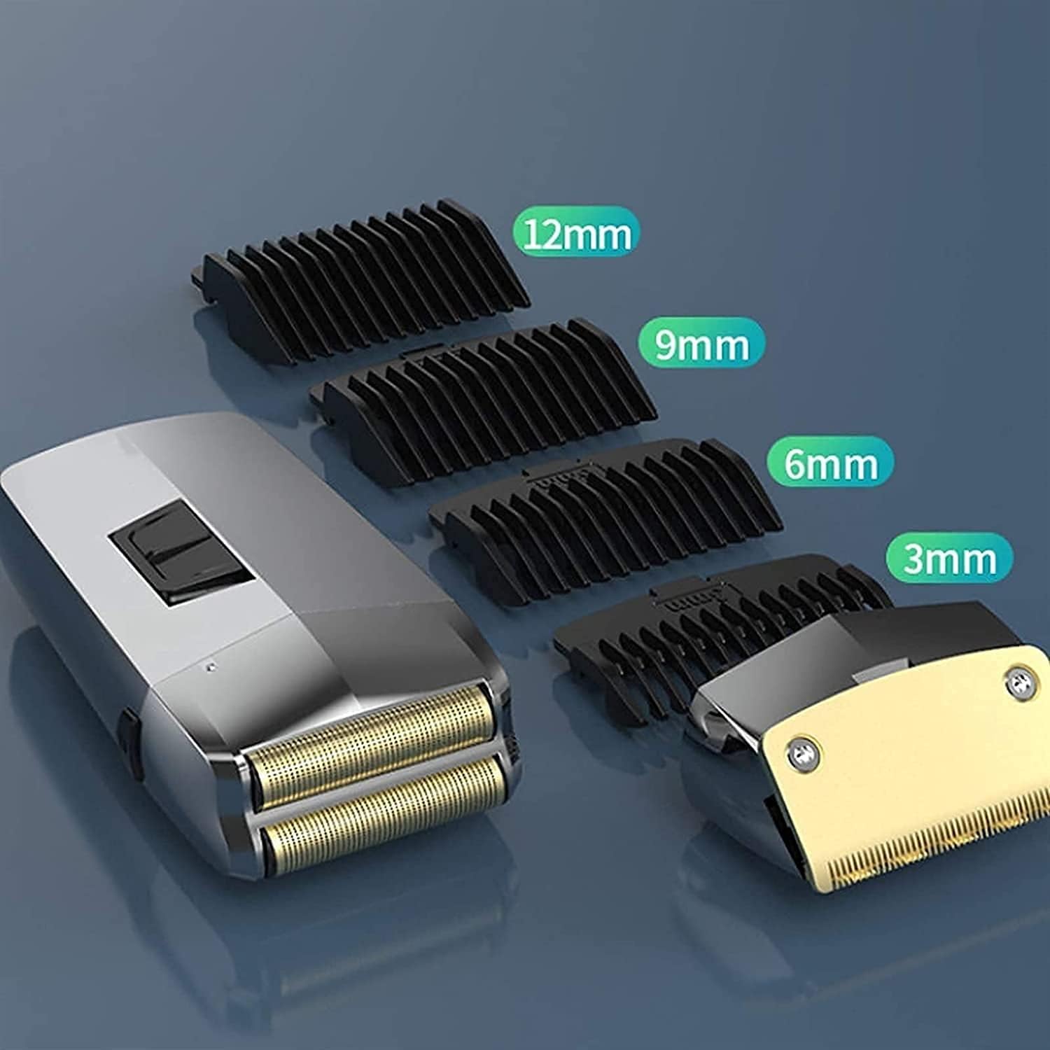Electric Razor for Men,2 in 1 Foil Shaver,Electric Foil Shaver with Beard Trimmer,Hair Clipper, Rechargeable,Wet & Dry Exceptional Comfort