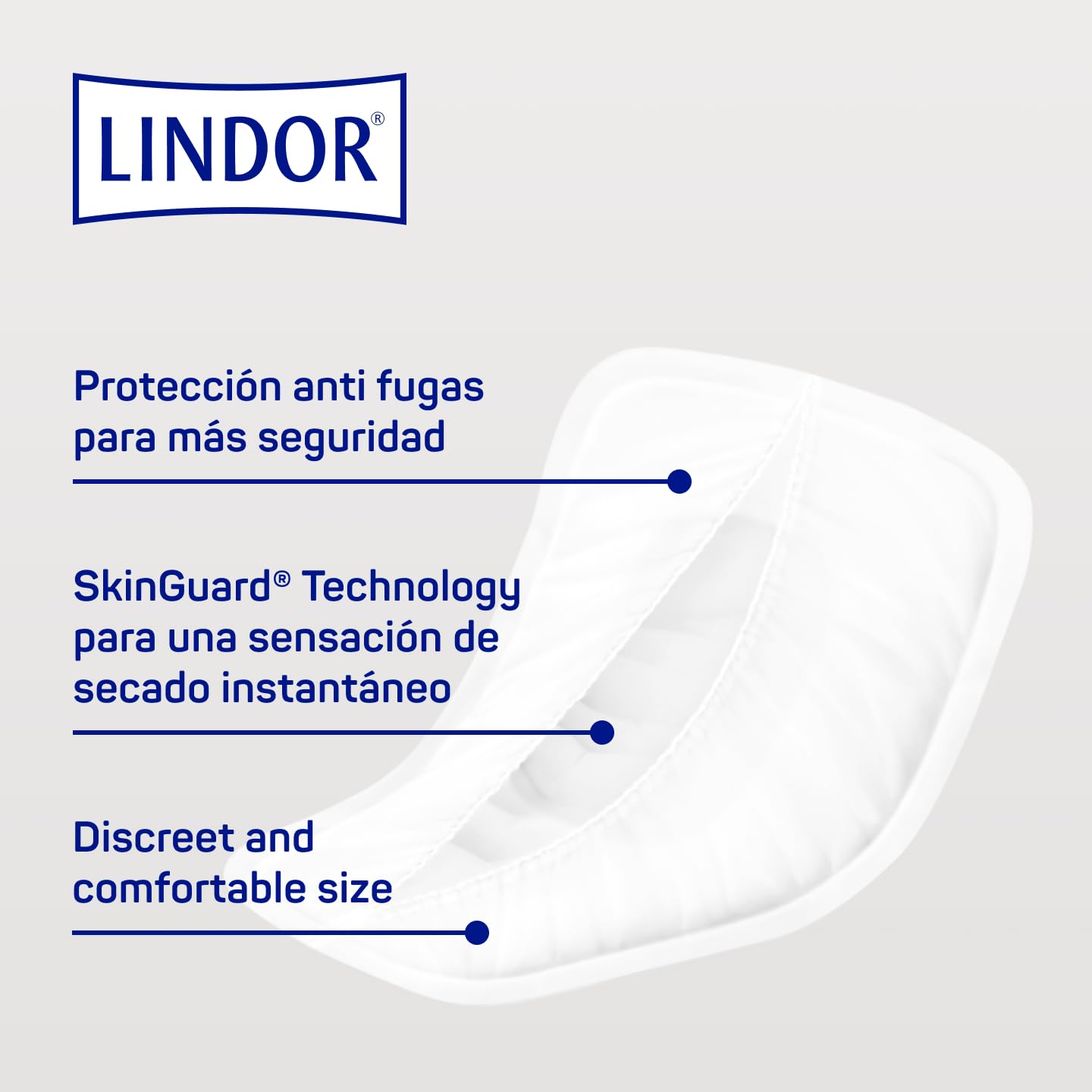 Lindor Men: Protectores para Hombres con Pérdidas de Orina, Super, Compresas y Absorbentes para Incontinencia, 14 unidades