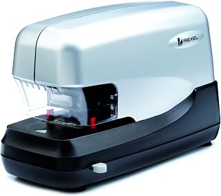 REXEL 2101198 - Grapadora eléctrica modelo STELLA 70 color plata/negro