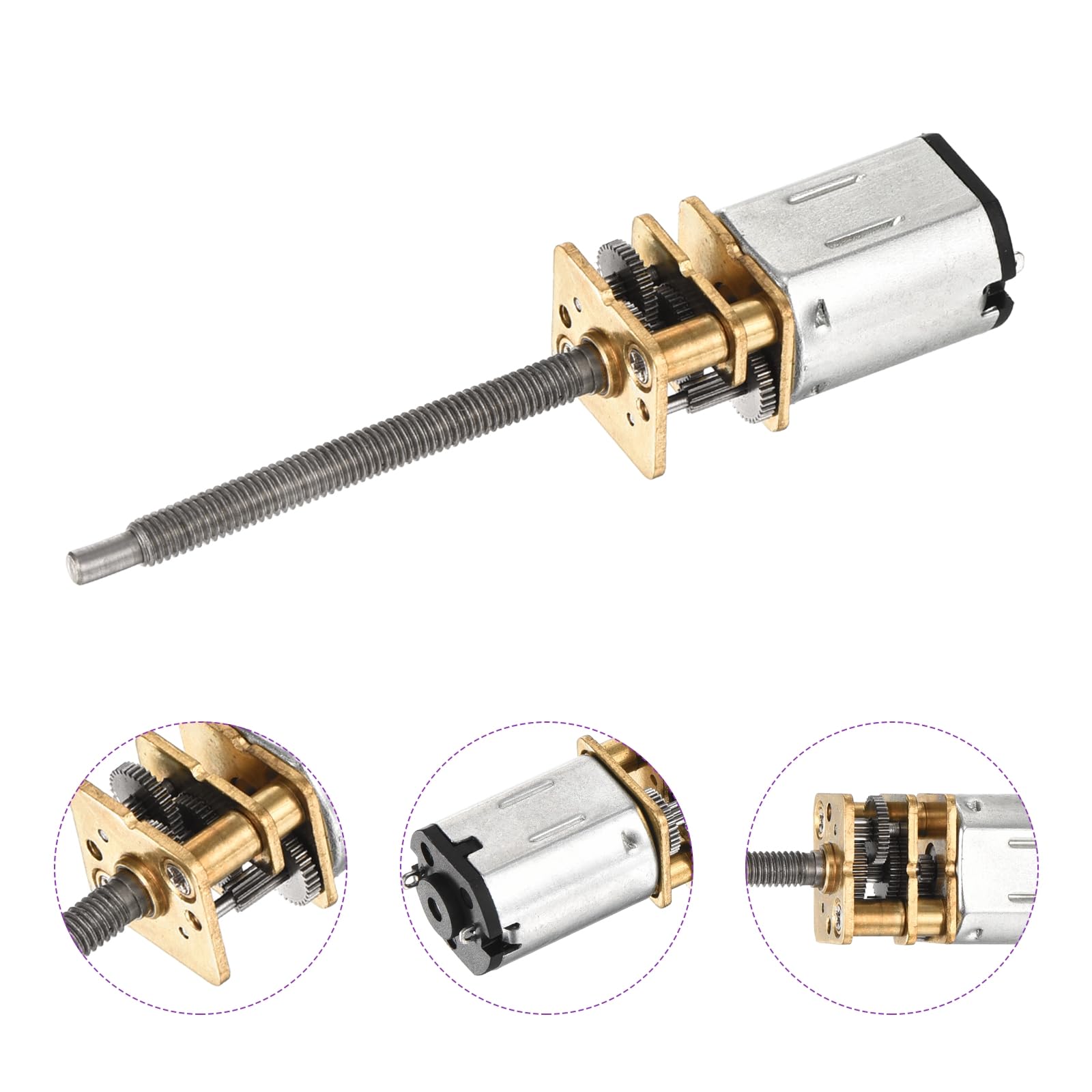 DMiotech 6V 300RPM Rated Torque 4 Output Shaft Length 55mm Micro DC Speed Reduction Motor Mini Metal Gearbox Motor for RC Car Robot Model DIY RC Toys Engine - Image 4