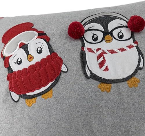 Miniatura 4 de Fundas de almohada decorativas, fundas de almohada de invierno, pingüinos de invierno, decoraciones de Navidad para interiores, sofá, cama, sala de