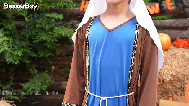 Disfraz infantil Joseph tradicional de pastor de Navidad 4-14 años miniatura 7