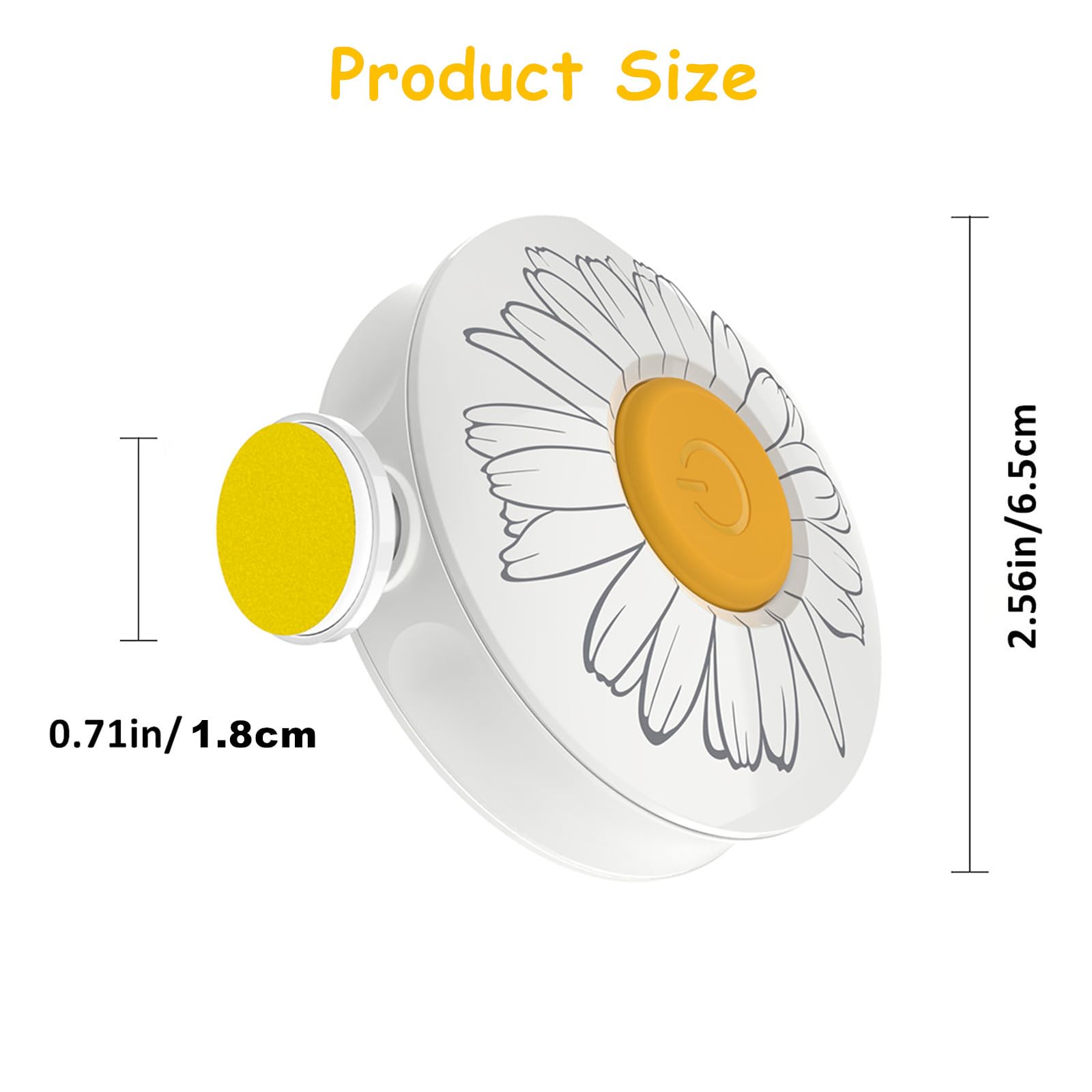 Cortauñas para bebé, cortaúñas eléctrico para bebé, seguro para recién nacidos, niños pequeños, adultos, cuidado de uñas, kit de esmalte de 6 cabezales de molienda, funciona con pilas AAA (pilas no