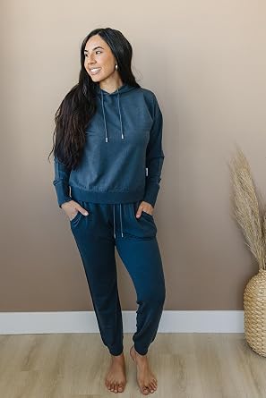 Woolino Merino Wool Women Joggers with Pockets, Athletic Pants for Women, Sweatpants for Running, Traveling, Hiking