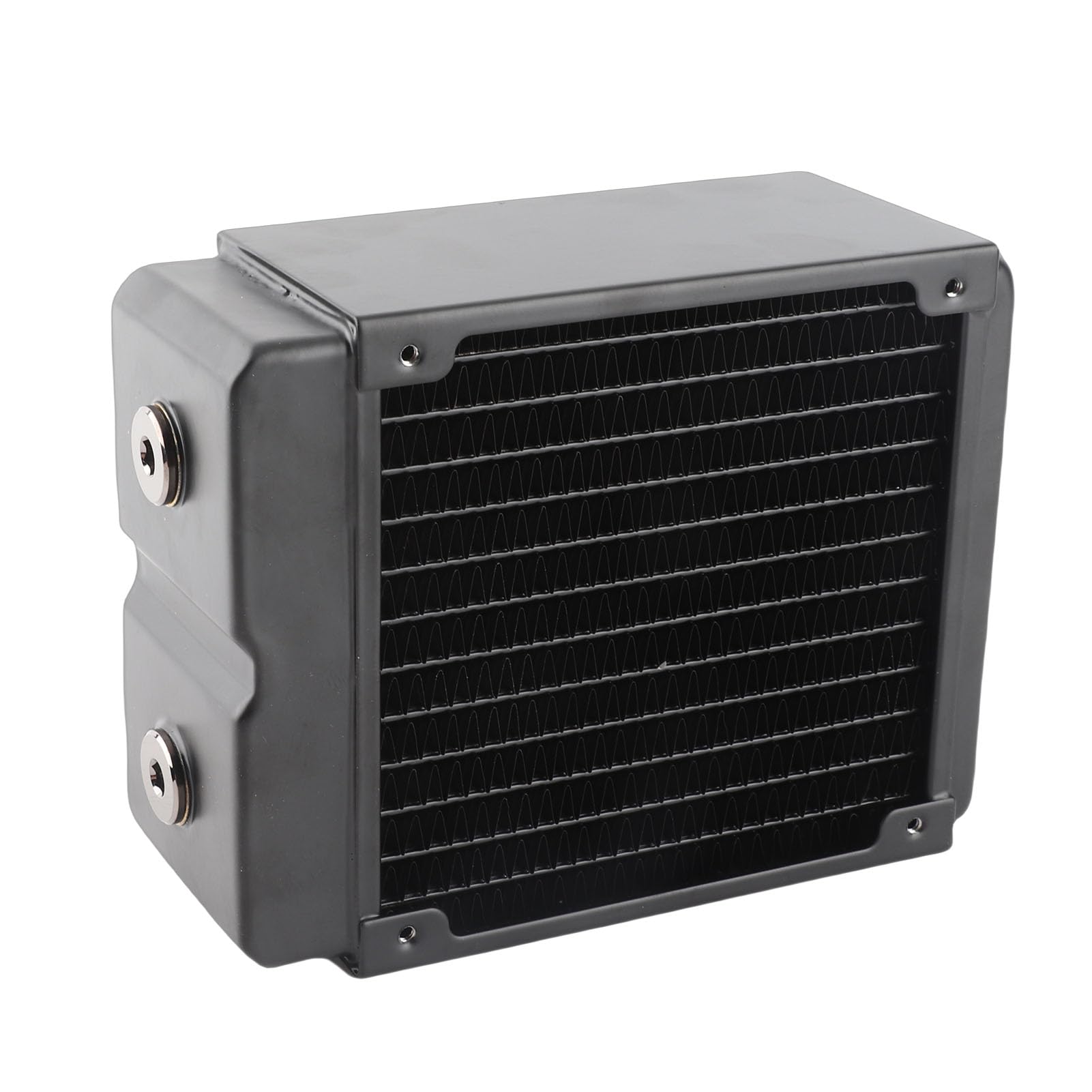 EMUKOEP Radiatore in Rame di Raffreddamento Ad Acqua per Computer Efficiente Dissipatore di Calore per PC a 3 Strati a 12 120 Mm G1/4 per Sistemi di Raffreddamento Ad Acqua per Computer