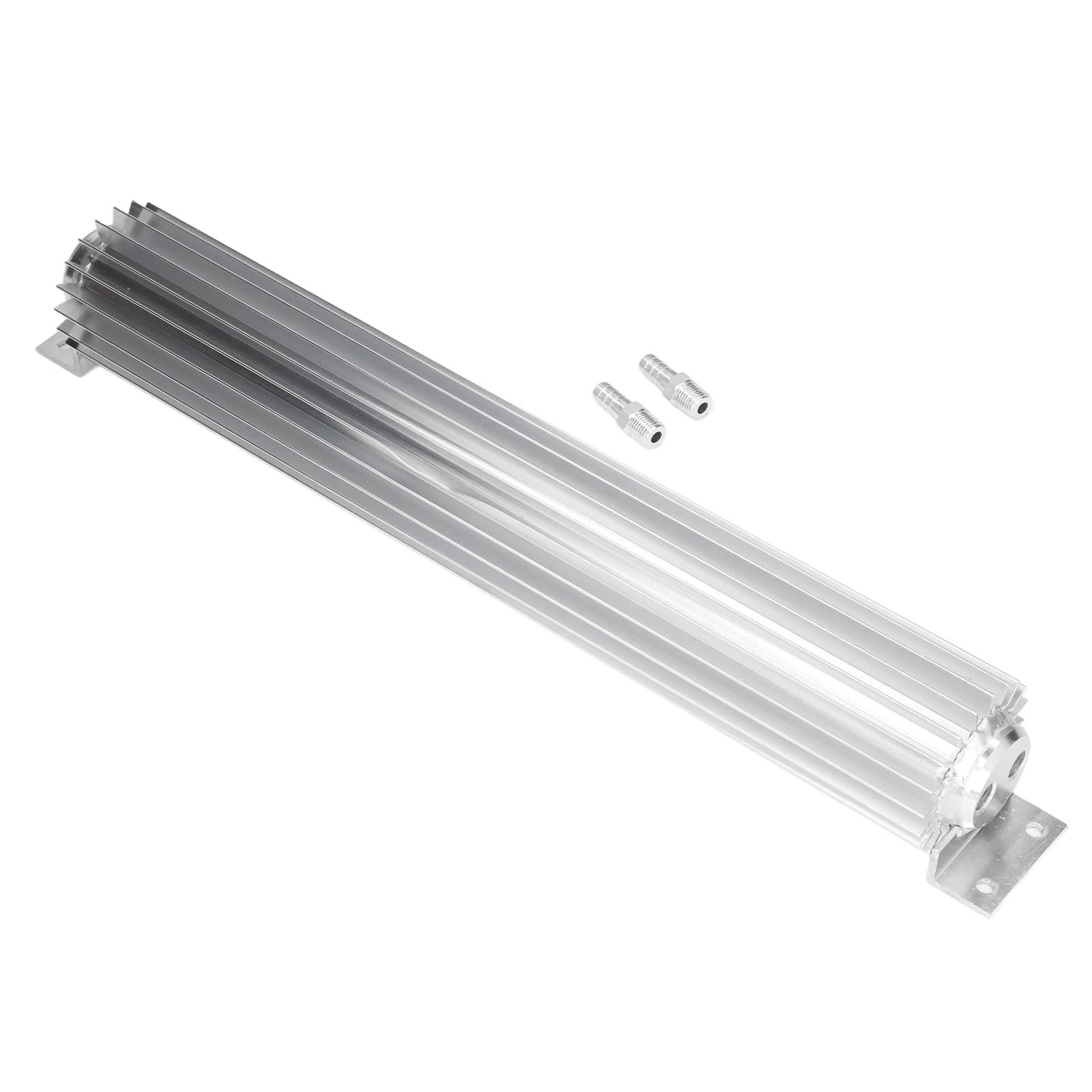 Yctze 18-calowa Dwuprzepustowa Chłodnica z Anodyzowanym Aluminium - Wysokie Rozwiązanie Chłodzące dla Większości Samochodów Osobowych i Ciężarowych, Zwiększona trwałość i kompatybilność, łatwa