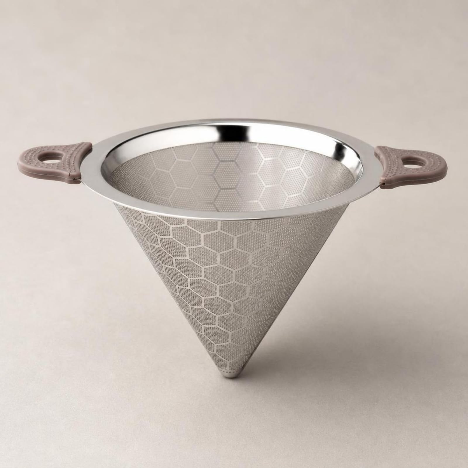 Colador Té con Malla Fina sin Papelera | Gran Capacidad, Resistente Al térmico, Filtro Té con Doble Capa, para Cocina, Cafeterías