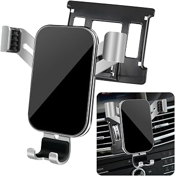 LUNQIN Car Phone Holder for Mercedes Benz E-Class 2014 2015 E250 E350 E400 E550 E63 AMG Auto Interior Accessories Best Cell Phones Mount Cellphone Mobile Cradle Charging Navigation Bracket Vent Stand